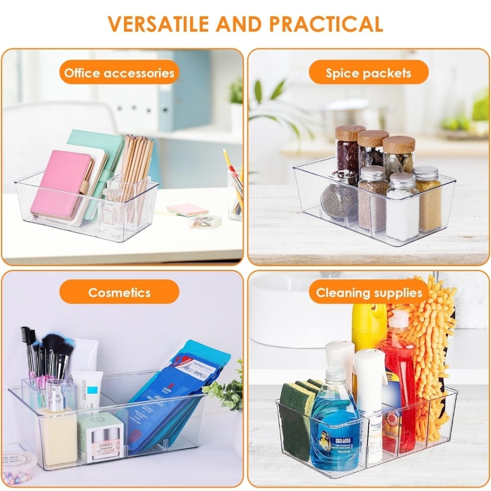 NEW 6 Pack Food+ Storage Organizer Bins